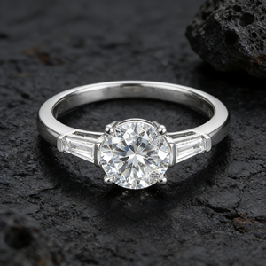 Anillo de Compromiso de Moda con Diamante Cultivado en Laboratorio CVD IGI de Oro Sólido de 10K, 14K y 18K Personalizado para Hombres y Mujeres, Ideal para Fiestas - Product Image 3