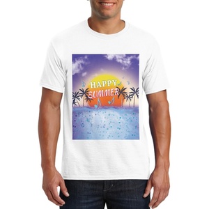 100% Cotton Dệt Kim Thoáng Khí Thân Thiện Với Môi Nhanh Chóng Khô Thể Thao T-Shirt Tùy Chỉnh Phía Trước Mô hình Thời Trang Quà Tặng Cho Các Cặp Vợ Chồng - Product Image 2