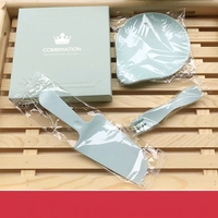 Set Peralatan Makan Plastik Sekali Pakai untuk Ulang Tahun, Pemotong Buah, Nampan, Garpu, Pisau Kue, dan Piring, Bahan Food Grade