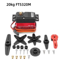 Servo Digital DSSERVO DS3218MG de 20KG con Alto Torque, Carcasa de Aleación de Aluminio, Estable y Duradero para Modelos RC y Equipos de Automatización