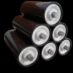 New HDPE mật độ cao polyethylene Trọng lượng nhẹ không dính Vật liệu UHMW-PE Con lăn băng tải làm biếng 200kg Tải công suất 1 năm - Product Image 1