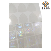 Étiquette d'autocollants de sécurité hologramme Laser 3D Transparent sur mesure