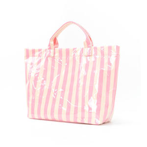 Bolsa de Mano de Gran Capacidad para Mujer, Elegante, Ligera, Impermeable, de PVC, con Asa para el Hombro, a Rayas, para Viajes, Compras y <span class=keywords><strong>Moda</strong></span> - Product Image 3