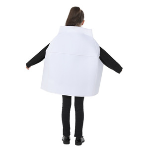 Conjunto de disfraz de galleta de leche para niños, para fiesta de Halloween, actuación en escenario, fibra de poliéster ecológica - Product Image 5