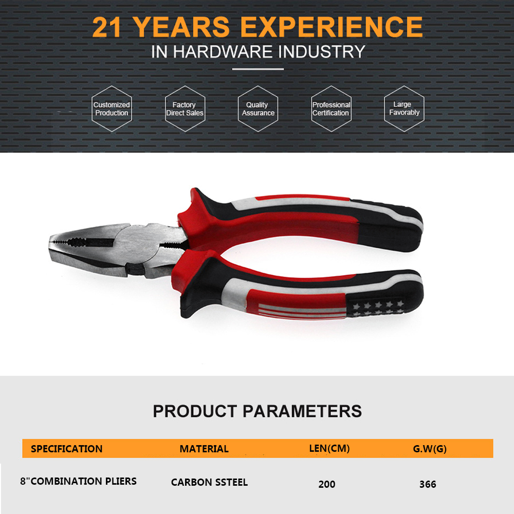 Brand New Multitool Flat Hand Tools Combination Pliers American polishing Electrician Wire Pliers