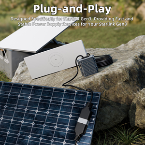 อะแดปเตอร์แปลงไฟสำหรับเราเตอร์ Starlink Gen 3 ของ Daier Outdoor รุ่น 12V/24V เป็น 57V ชุดแปลงขนาดเล็ก พร้อมปลั๊กและสายเคเบิล Barrel Jack ยาว 23 ฟุต/7 เมตร - Product Image 5
