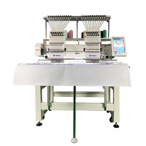 Machine à coudre et à broder industrielle informatisée Gensen avec fonction de positionnement laser, 2 têtes, 15 aiguilles, prix - Product Image 3