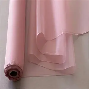 Lightweight Stiff Feeling Material Good Quality Wholesale Sample-free Pure Silk Organza Fabric for Girl Wedding Dress