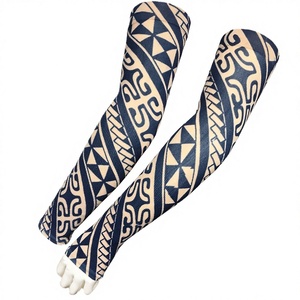 Mangas y Protectores Solares Anti-UV para Hombres/Mujeres, Brazos Tatuados, Seda Helada, Diseño Sin Costuras, Frescos para Conducir en Verano - Product Image 1