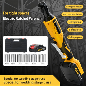 Clé à cliquet électrique 1/2 pouce 18V Lithium-Ion professionnelle pour utilisation sur les structures de scène et les trusses de mariage - Product Image 3