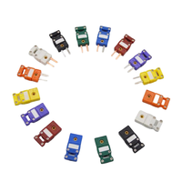 Konektor Termokopel Penjepit Presisi Tinggi Tipe K Miniatur SMPW-CC Mini Plug Braket Nilon OEM/ODM untuk Penggunaan Dirgantara -29~200 0.1C