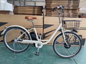 Vélo électrique de ville à cadre basse de 26 pouces, moteur arrière 36V250W, E-Bike de banlieue <span class=keywords><strong>NEXUS</strong></span> <span class=keywords><strong>3</strong></span> <span class=keywords><strong>vitesses</strong></span> avec panier et porte-bagages arrière - Product Image 2