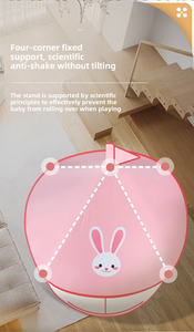 Kids Play Tent Princess Castle for Baby Toddler Boys Girls Indoor Outdoor Playhouse Toy with <b>Window</b> <b>Light</b> Portable Polyester - Product Image 4