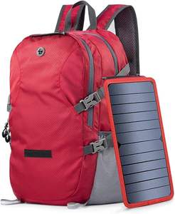 Free Sample Custom Waterproof 40L Outdoor Backpack with <b>Flexible</b> and Detachable 6.5W <b>Solar</b> <b>Panel</b> <b>Solar</b> Backpack - Product Image 1