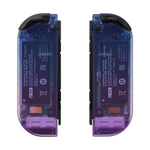 EXtremeRate Gradient Translucent Bluebell Replacement Housing Shells <b>Case</b> Cover for Nintendo <b>Switch</b> & <b>Switch</b> OLED Dpad Version - Product Image 3