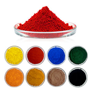 कार्बनिक रेसिन फेरिक ऑक्साइड लौह वर्णक वर्णक रंगीन सीमेंट कोटिंग पेंट आयरन ऑक्साइड लाल/नीले/भूरे रंग का पीला वर्णक - Product Image 1