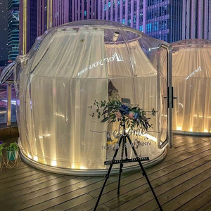 พีซีโปร่งใสหรูหราโดมบ้านทรงโดมเป็นมิตรกับสิ่งแวดล้อมสำหรับรีสอร์ทวิลล่าและสวนพักผ่อน - Product Image 5