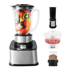 Outai fabricación exprimidor de frutas de estilo japonés licuadora de plata de acero inoxidable 800W 1000W 2200W <span class=keywords><strong>electromenager</strong></span> 8 en 1 licuadora - Product Image 1