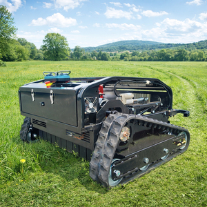 Livraison Gratuite <span class=keywords><strong>Tondeuse</strong></span> à Gazon RC Homologuée CE EPA avec Moteur Essence Puissant et Chariot à Chenilles pour la Dégivrage et la Coupe <span class=keywords><strong>de</strong></span> l'Herbe - Product Image 1