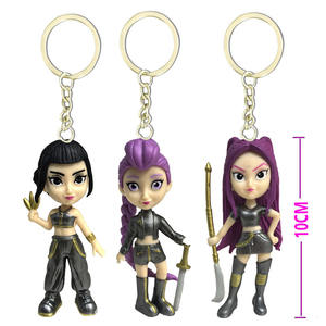 Vente chaude, figurines d'<span class=keywords><strong>action</strong></span> sportives en PVC de dessin animé, 6 pièces/boîte, K pour les chasseurs de démons, boîte aveugle, figurines de collection miniatures pour filles, Noël - Product Image 2