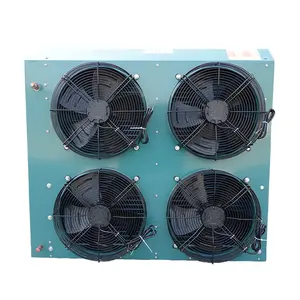 H tipo industriale raffreddato ad aria evaporativo compatto condensatore verticale fresco Mini frigo parti pompa di scarico condensa 4.8-53.1KW