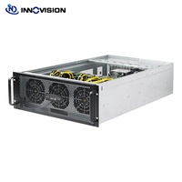 Boîtier de serveur GPU haute efficacité 4U prise en charge max 6 carte graphique 4090 3090 3080 boîtier GPU pour ordinateur informatique de bord d'apprentissage en profondeur