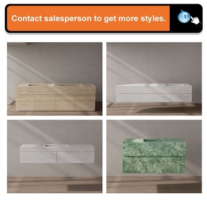 Meuble-lavabo Tostone de luxe en quartzite blanc <span class=keywords><strong>Cristallo</strong></span> rétroéclairé du Brésil pour salle de bain moderne, villa et intérieur - Product Image 5