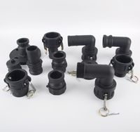 Raccord camlock rapide PP de haute qualité 1/2 "à 4 pouces raccords de connexion rapide en plastique pour réservoir IBC