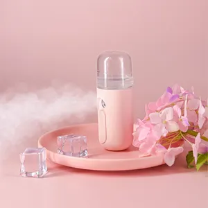 Mini vaporisateur de brouillard nano pour le visage, Instrument de réapprovisionnement en eau de pulvérisation faciale fraîche et hydratante