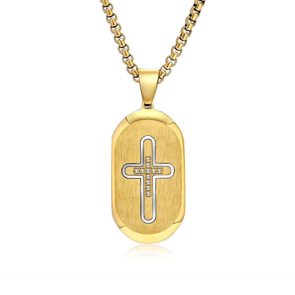 Colgante único de oro sin cadena