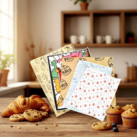 Papel de Envolver para Hamburguesas y Sándwiches, Personalizado con Logotipo Impreso, Biodegradable, Ecológico, Reciclable, de Papel Pergamino PE, Resistente al Aceite, para Hot Dogs