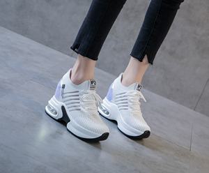 Zapatos Casuales Ligeros y Transpirables con Amortiguación de Aire de 9CM de Altura, Sin Cordones, para Mujer, Otoño-Primavera, Estilo Descalzo - Product Image 4