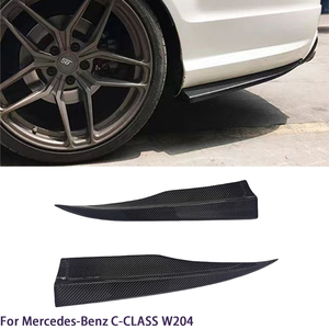สำหรับ C-Class W204 4 ประตู/2 ประตู ชุดแต่งมุมกันชนหลัง สไตล์คาร์บอนไฟเบอร์แท้ ดิฟฟิวเซอร์หลัง ปี 2007-2014 - Product Image 1