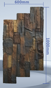 Panneau mural léger en fausse pierre PU Décor Rock Design Effet pierre 3d Facile à installer Revêtement en pierre intérieur et extérieur - Product Image 3