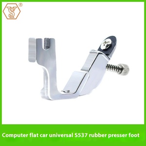 Industrie <span class=keywords><strong>computer</strong></span> Flachwagen Universal S537 Gummi Nähfuß Elastische Schrumpf falte Falten Nähfuß Motor Ersatzteil - Product Image 2