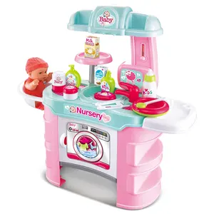 2023 Neueste 008-910 Baby Kinderzimmer Bad Spielzeug Realistische pädagogische Rollenspiel Little Newborn Doll Badewanne Set für Kinder