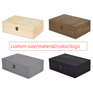 Boîtes cadeaux en <span class=keywords><strong>bois</strong></span> personnalisées, boîtes à souvenirs, faites à la main, rustiques, gravées au laser, vierges, étuis, boîtes de <span class=keywords><strong>rangement</strong></span> en <span class=keywords><strong>bois</strong></span> faites à la main - Product Image 2