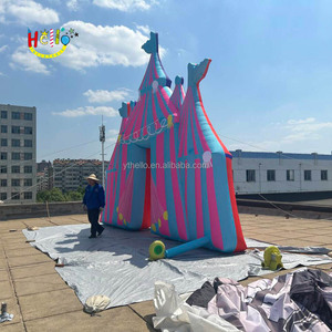 Arco de rayas coloridas <span class=keywords><strong>Carnaval</strong></span> gigante <span class=keywords><strong>entrada</strong></span> de circo inflable - Product Image 4