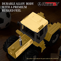 Tracteur RC Mercedes-Benz MB 1000 sous licence 1:24, 2.4G 10CH, véhicule agricole télécommandé avec carrosserie métallique, camion RC tout-terrain jouet