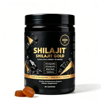 Vente en gros d'usine : Complément de Shilajit Naturel, Marque Privée, Gommes de Shilajit Pur de l'Himalaya