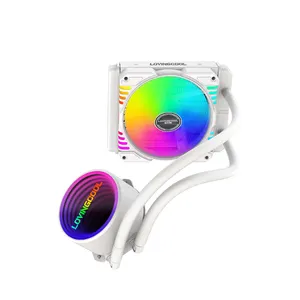 Lovingcool 120Mm Cpu Koeler Rgb Case Cpu Waterkoeling Lichtgevende Vloeistof Watergekoelde Radiator Rgb Verlichting Ventilator