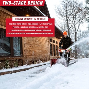 Soplador de Nieve Profesional, Máquina Quitanieves Económica con Motor, Herramienta para Quitar Nieve - Product Image 6