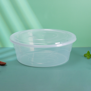 Contenitori Alimentari in <span class=keywords><strong>Plastica</strong></span> Monouso Riciclabili Vaschette Rotonde per Negozi <span class=keywords><strong>di</strong></span> Frutta Snack Bar Ristoranti - Product Image 4