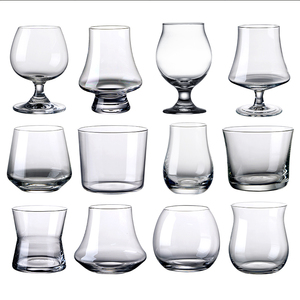 Gelas minum kaca kristal bening, Tumbler kaca untuk rumah Hotel restoran pernikahan untuk anggur Cognac 100ml 200ml 300ml - Product Image 1