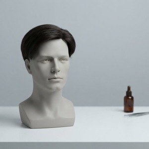 Pelucas de Cabello Natural para <span class=keywords><strong>Hombre</strong></span>, Estilo Topee - Product Image 3