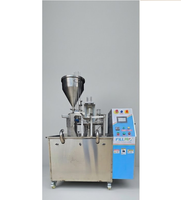 Machine de remplissage et de scellage automatique de gobelets à liquide à 6 stations, moteur haute productivité, en acier inoxydable, pour gobelets de Lassi, de Curd, de Shrikhand et de Yaourt
