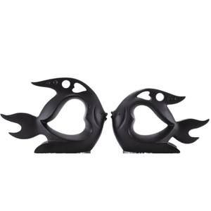 Moderno simple pareja beso pez adorno creativo hogar sala de estar TV gabinete entrada escritorio decoración regalo - Product Image 5