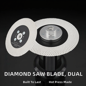 Disco de Corte y Desbaste de Diamante Triangular de Doble Cara <span class=keywords><strong>Hizar</strong></span> Industrial Hot Press 10 TPI OEM para Acero Inoxidable y Mármol - Product Image 2