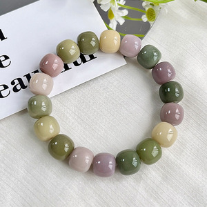 Chất Lượng Cao Mịn Bead Chuỗi Bồ Đề Trang Sứ<span class=keywords><strong>c</strong></span> Vòng Đeo Tay Dần Dần Thay Đổi Màu Sắ<span class=keywords><strong>c</strong></span> Phật Hạt Thời Trang Vòng Đeo Tay Cho Nam Giới Và Phụ Nữ - Product Image 5