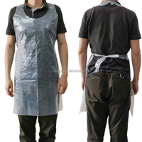 Tablier de crabe jetable personnalisé en PEHD écologique durable imperméable bavoirs kit de bavoir de fruits de mer pour adultes avec logo personnalisé pour restaurants